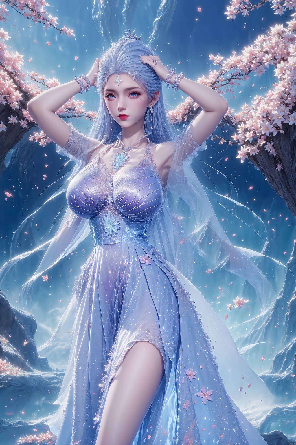 如诗如画雪女壁纸