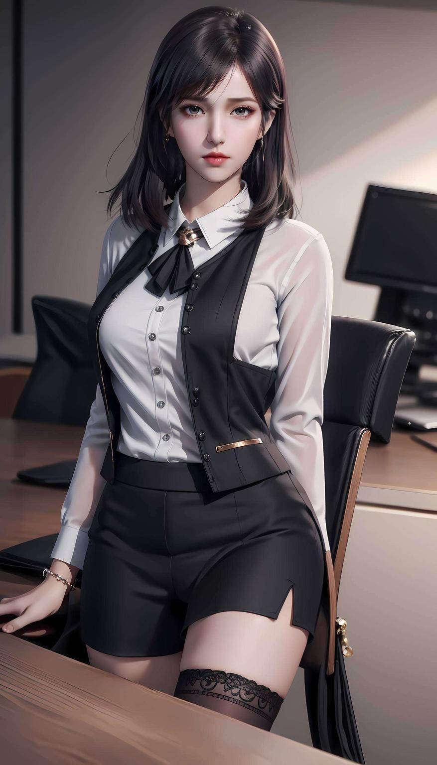 这位女生的可爱身材图片萌化你的手机桌面