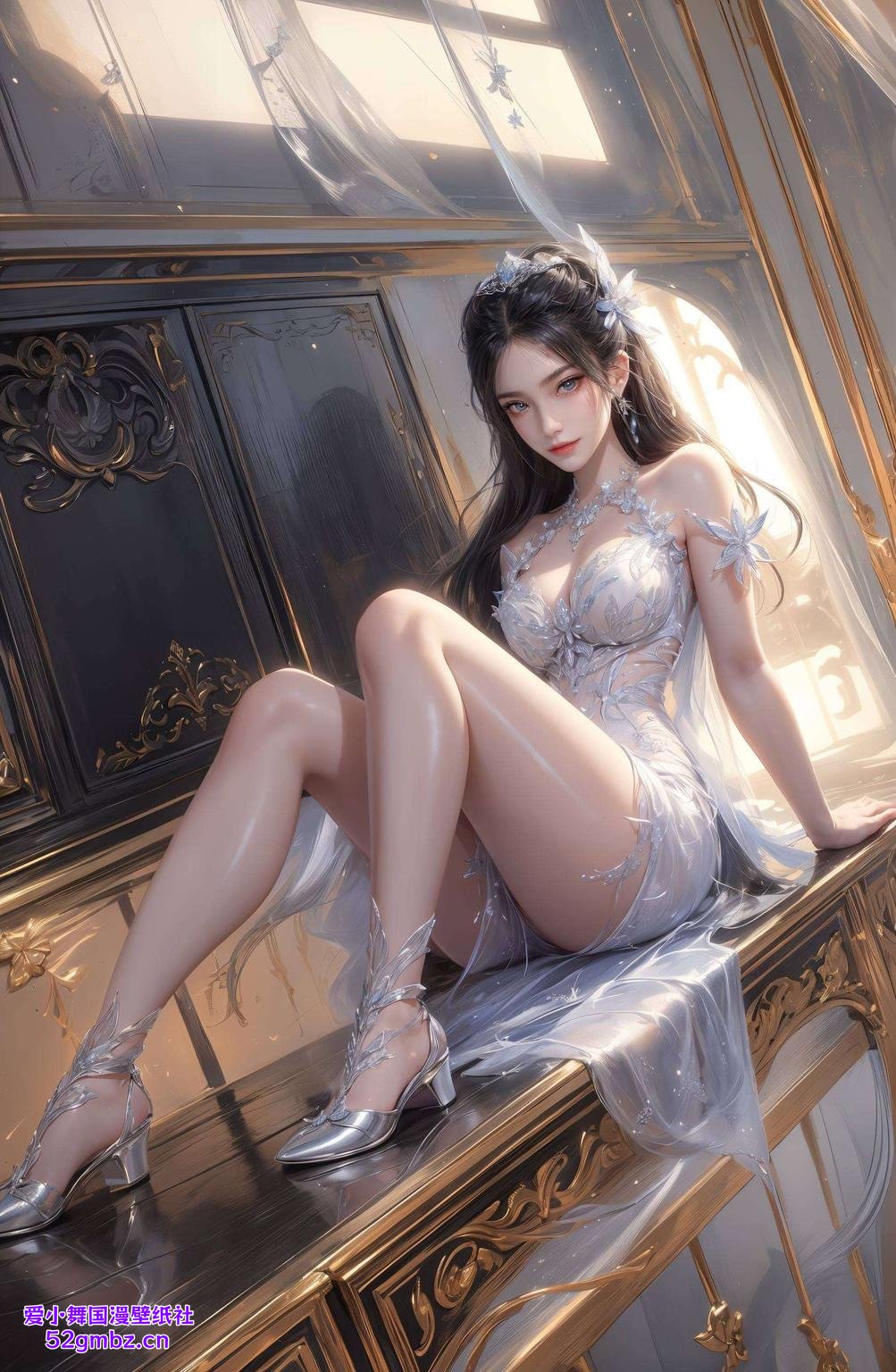 犹如穿越时空的仙子这款紫色古香古色的焰灵姬高清横屏动态壁纸