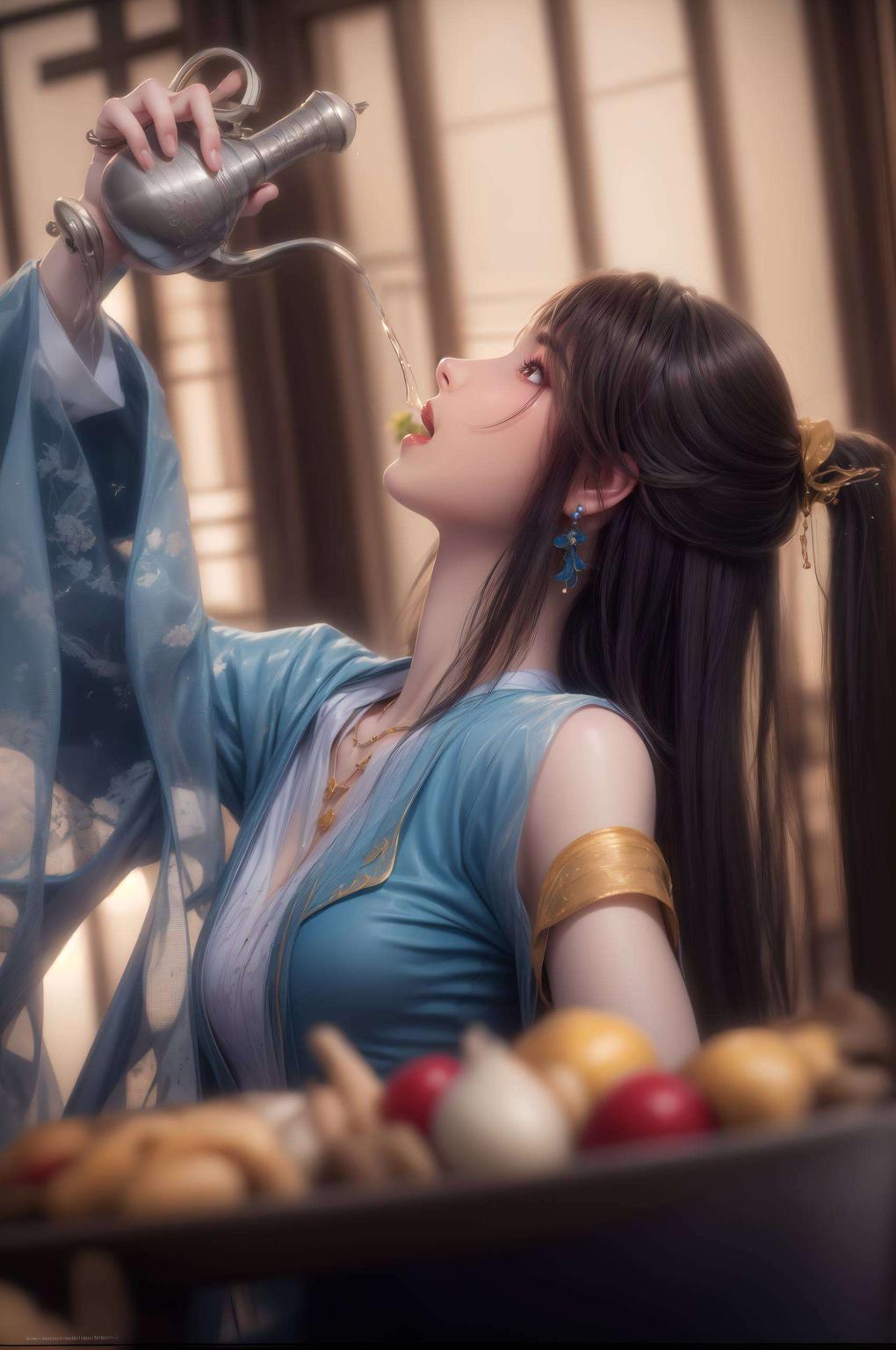 元尊风华独占夭夭旗袍轻舞