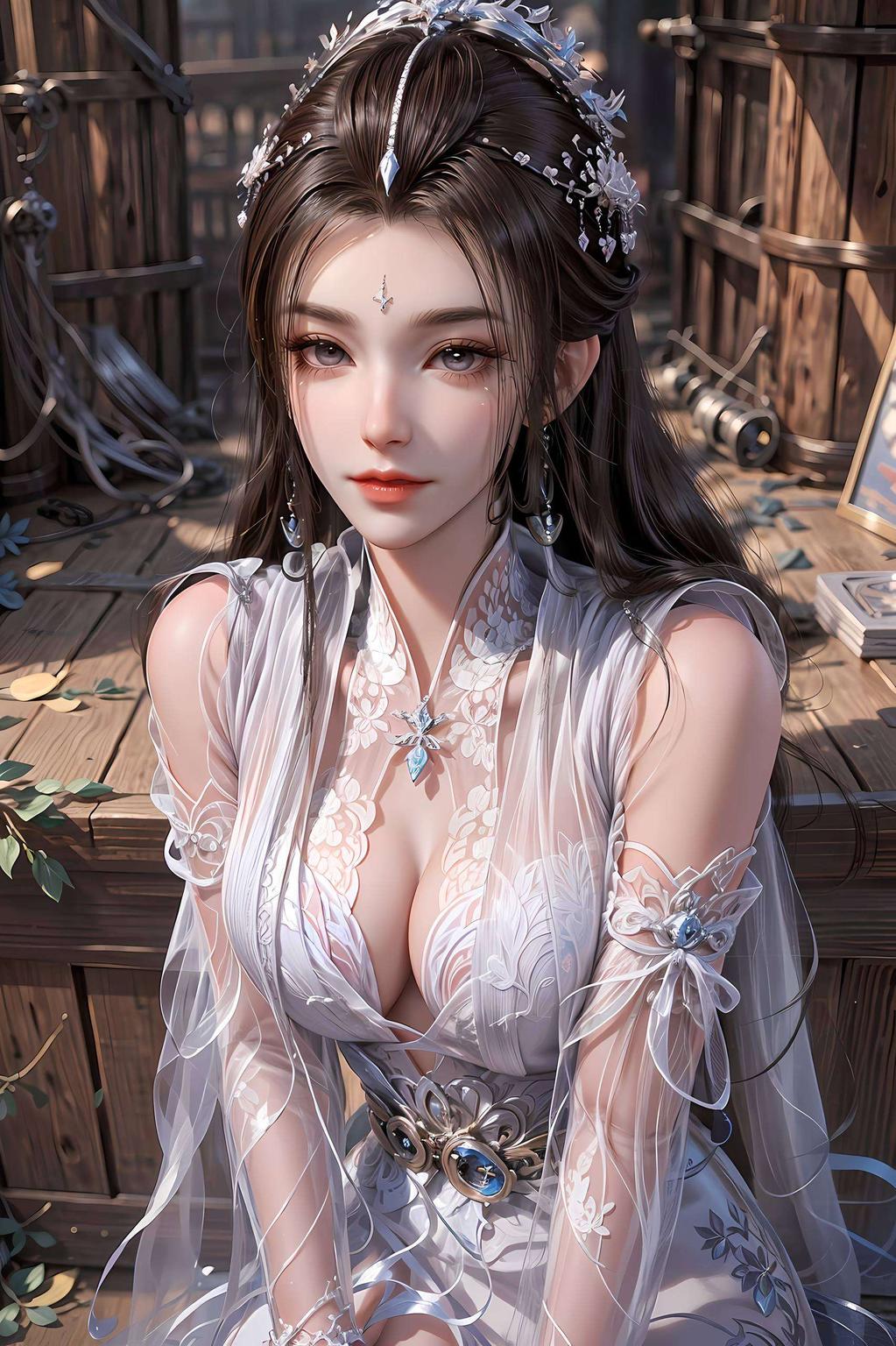 红衣飘动间简约而不失唯美