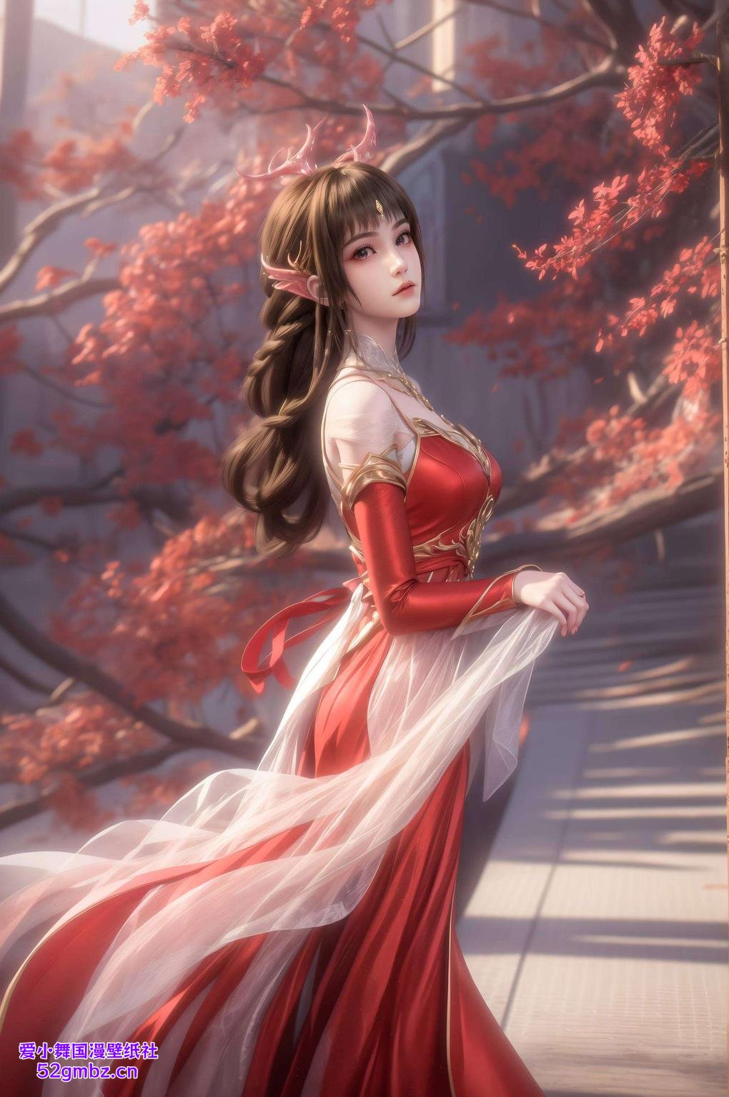 今天给大家带来一组超美的古风漫画壁纸赶紧来下载安装吧！”