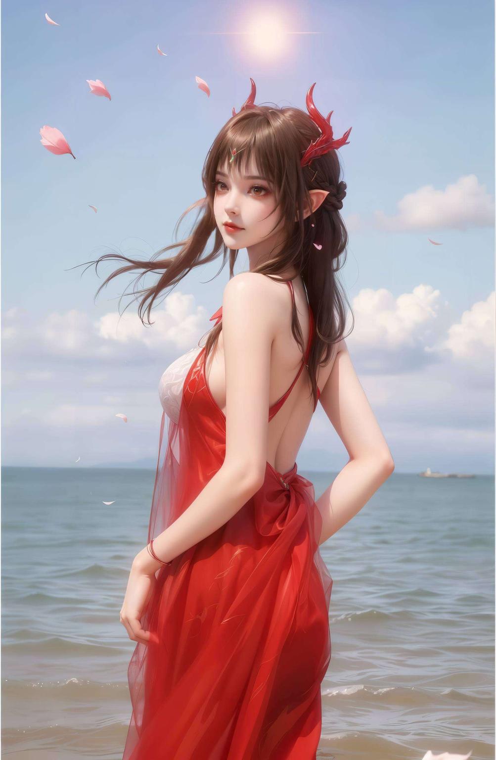 让你的手机瞬间变身视觉盛宴！赶紧来感受一下云落的魅力吧！”画面色彩饱满