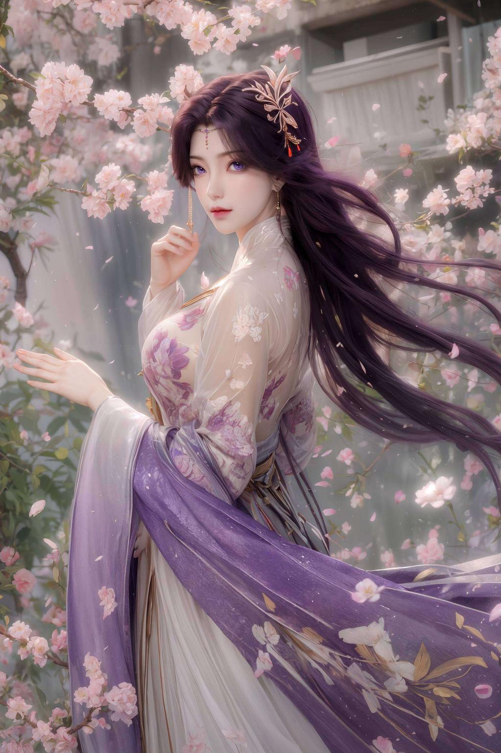 古典美人云曦翩翩起舞