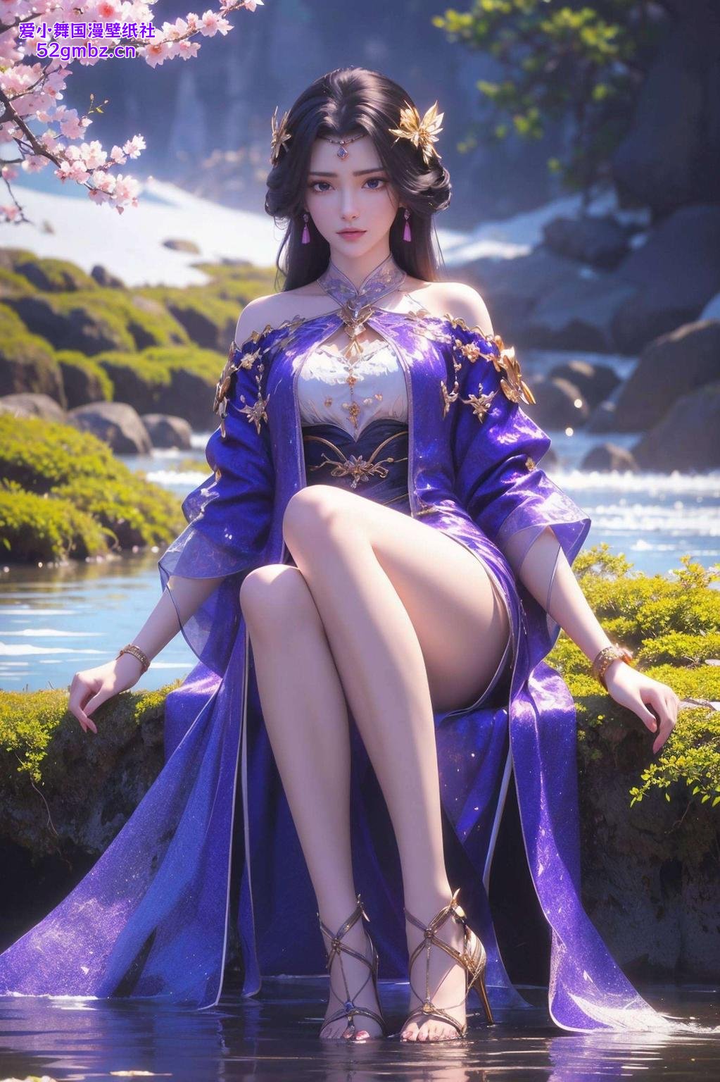 动漫女风华绝代！高清免费下载云曦半脸壁纸