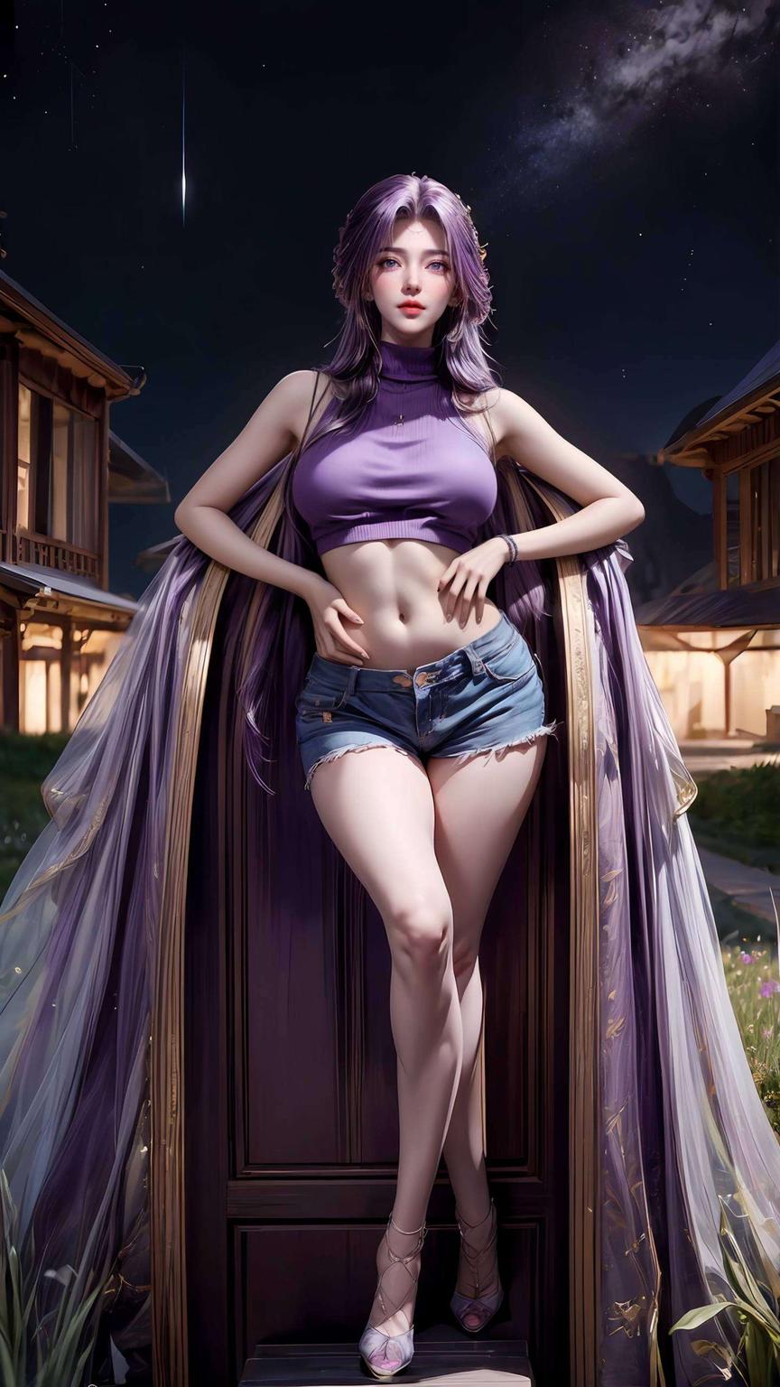 新云曦高清壁纸犹如置身梦幻星辰