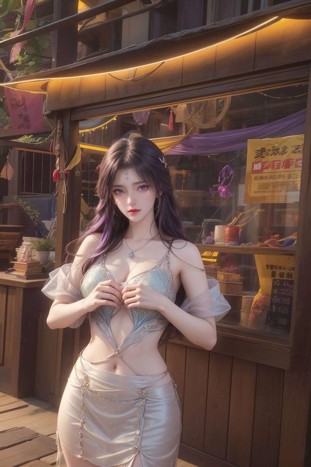 云曦换装高清壁纸绽放光彩