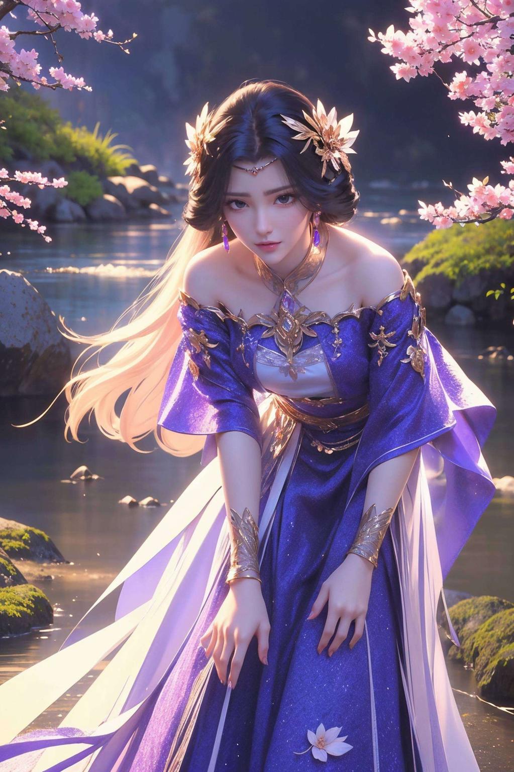 AI国漫女神云曦实况壁纸尽显iPad Ins风魅力