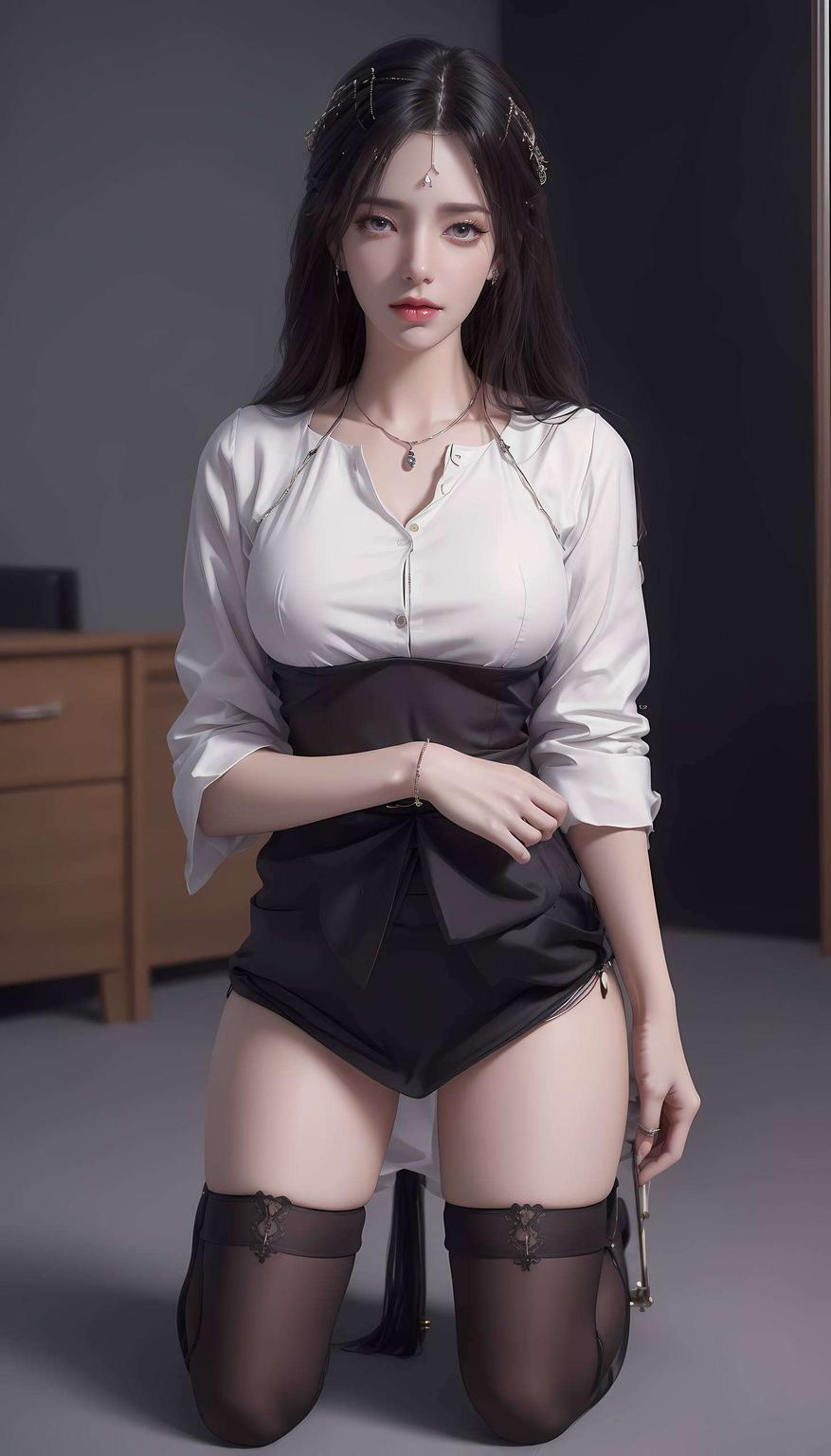 和云曦羞涩的表情