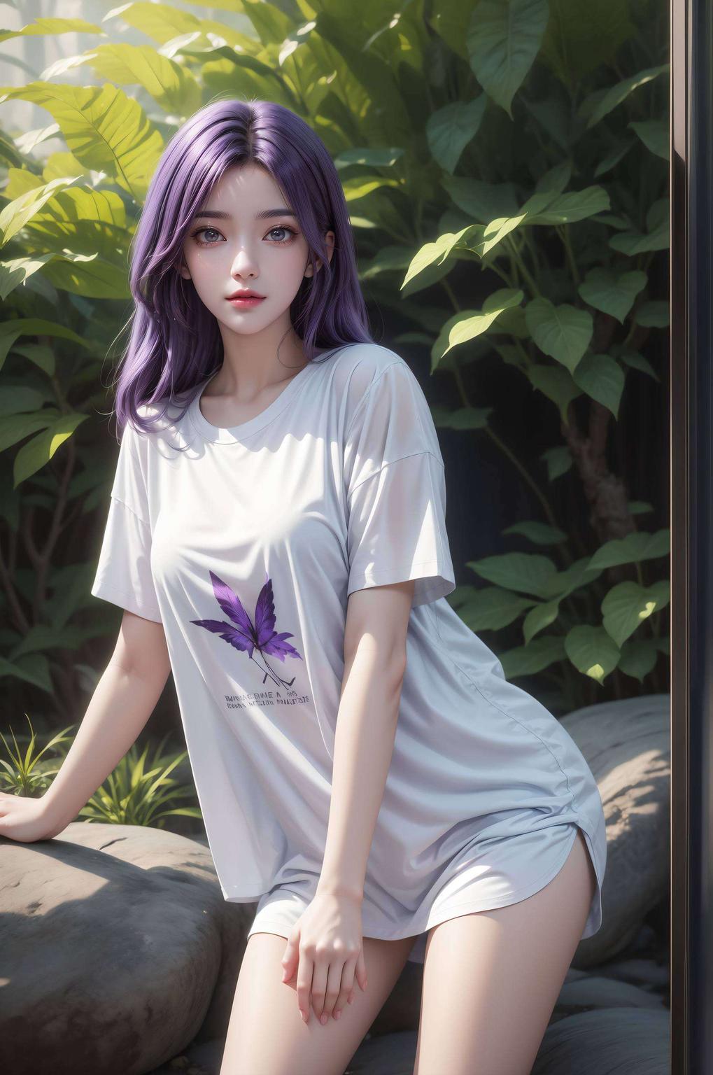 云曦灵动身影跃然纸上点亮你的手机屏幕！#绿色壁纸 #云曦美图 #清新意境