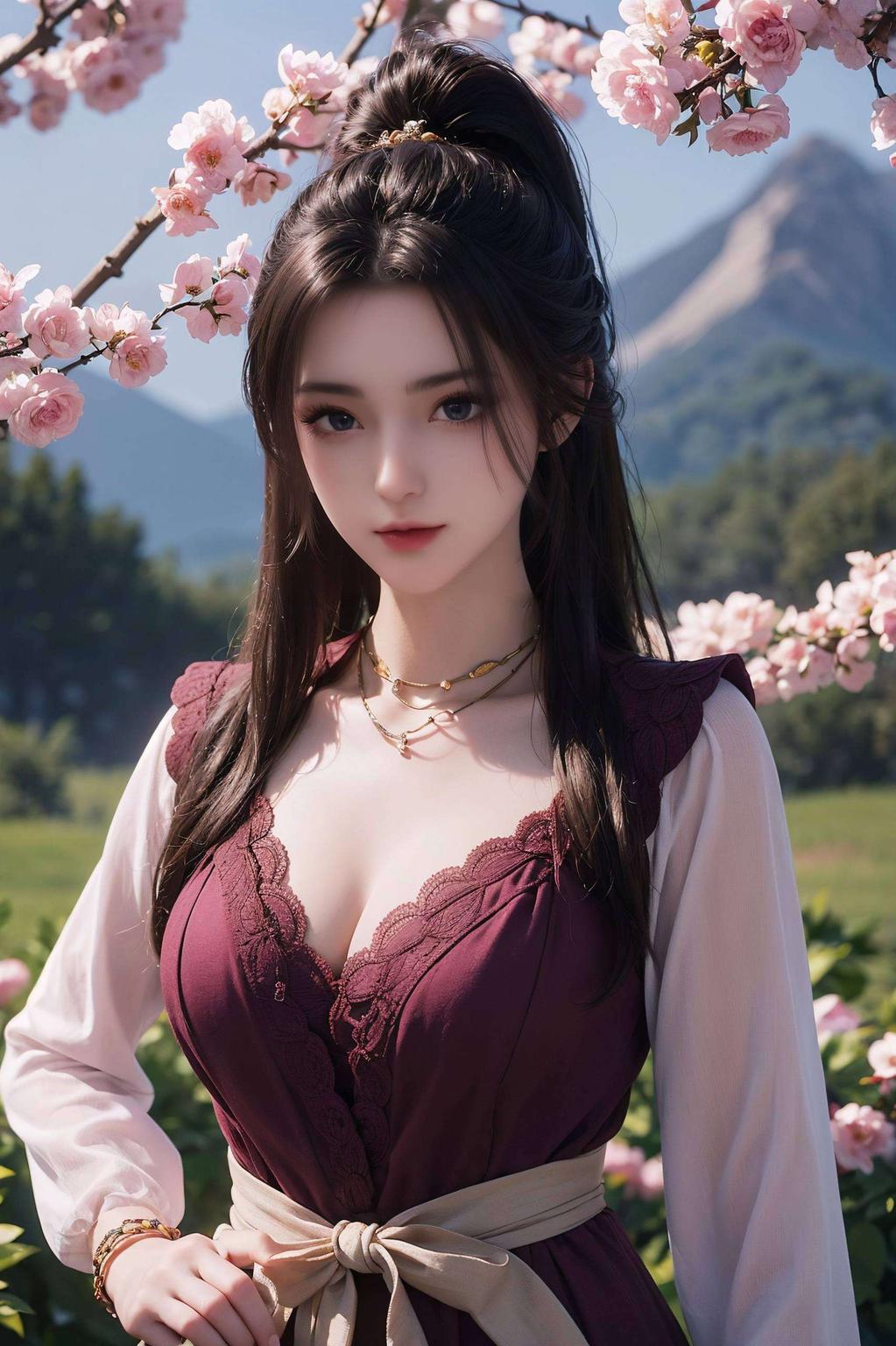 神图周小环4k超清壁纸清新脱俗