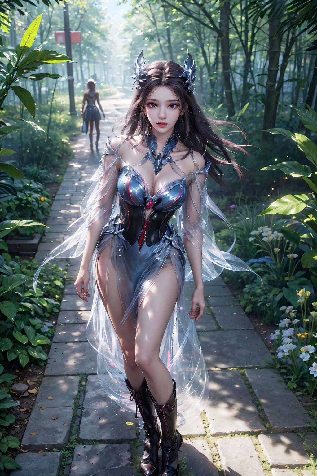 感受国漫之美朱竹清壁纸