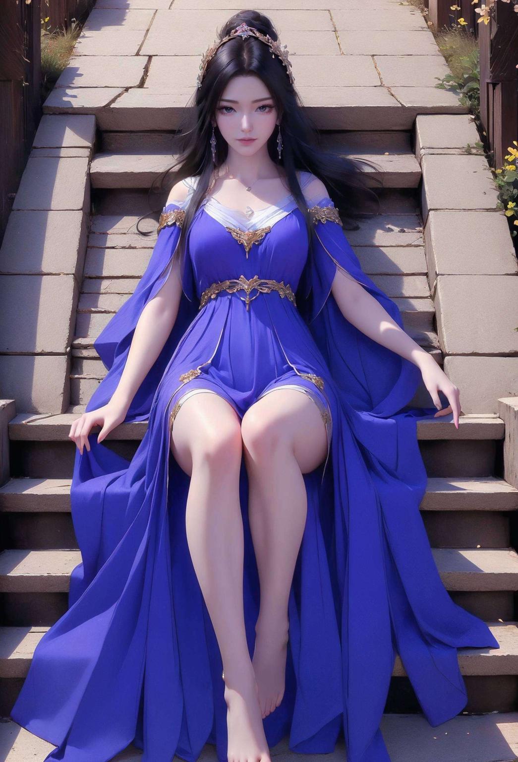 神秘紫灵飘逸灵动让你的电脑瞬间变身国风仙境