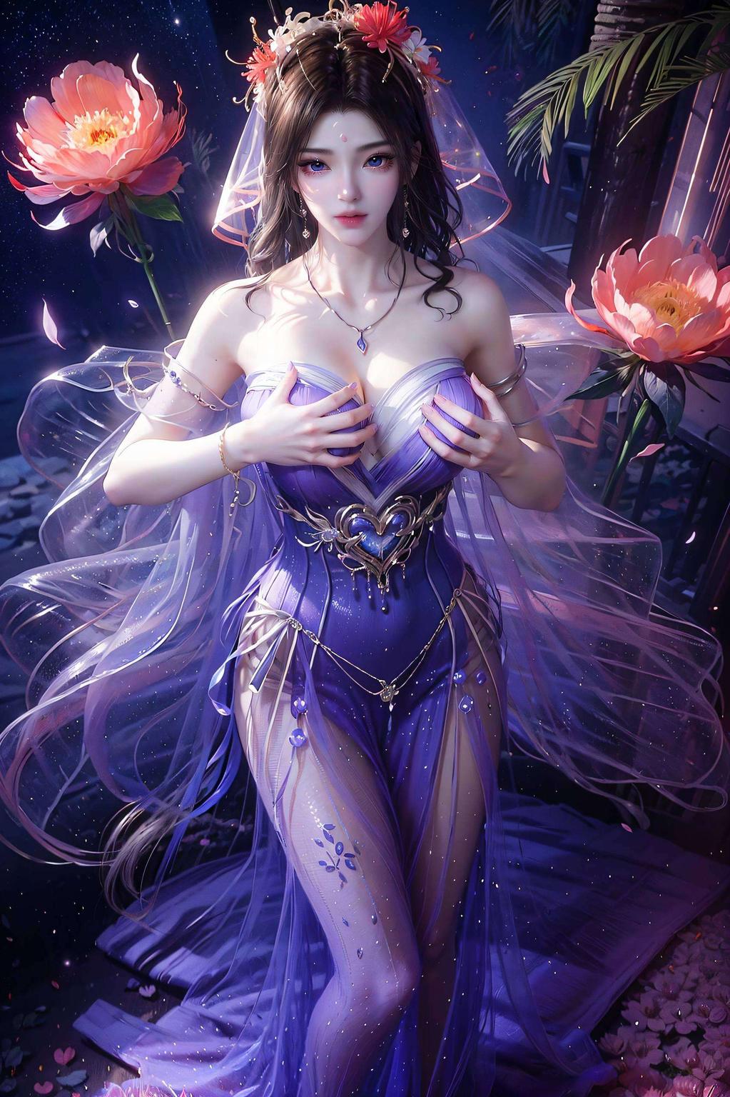 主角是我们的紫灵小仙女！高清横屏衣袂飘飘