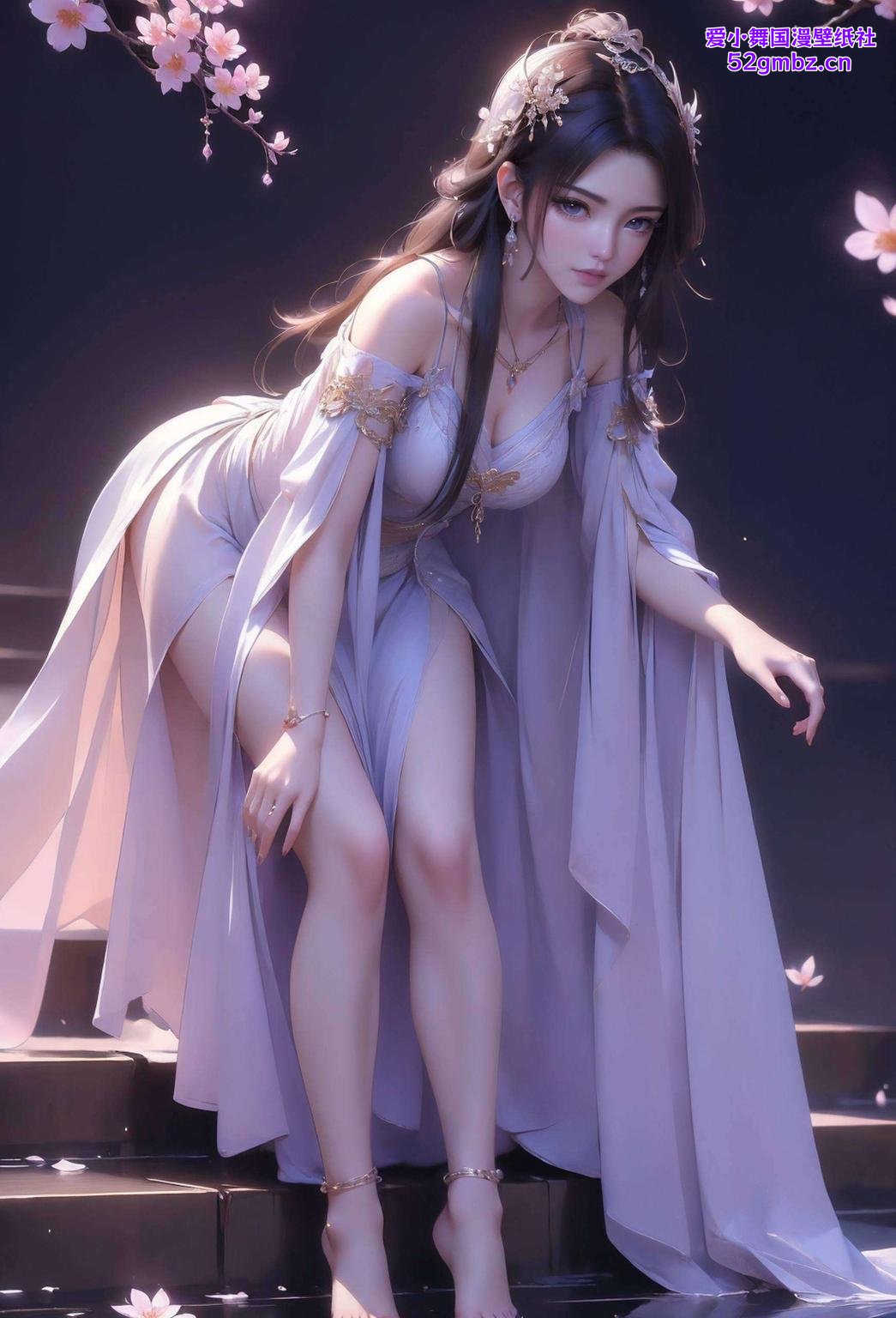 背景是梦幻般的星空高清细腻