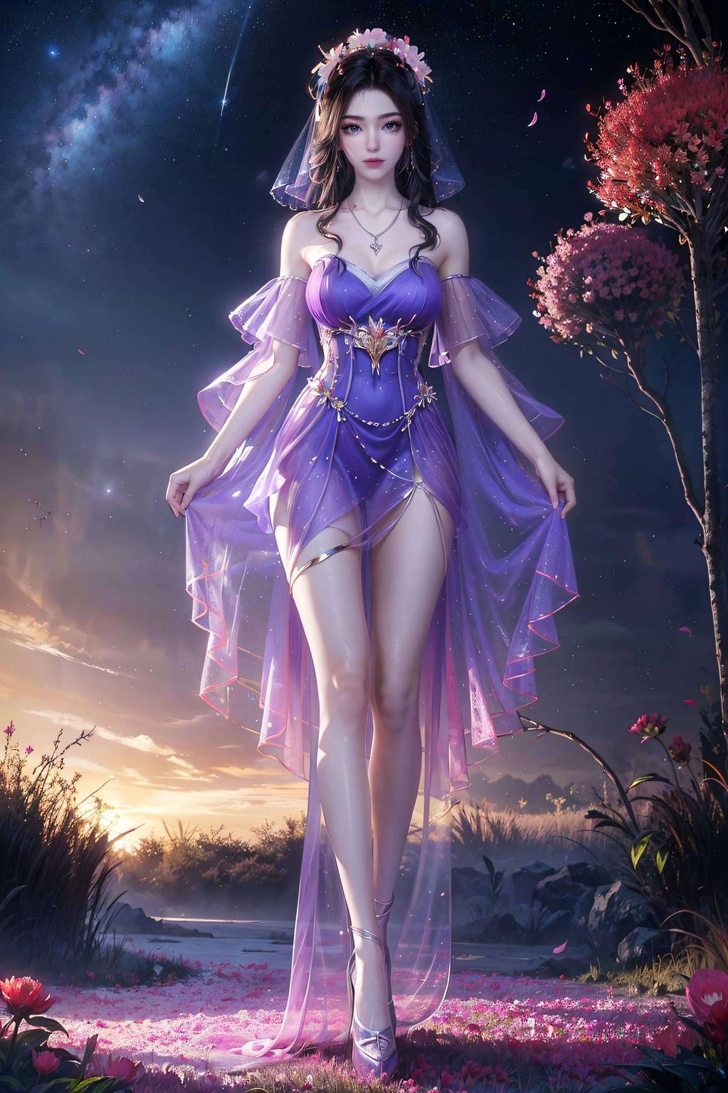 高清竖屏展现古风韵味紫灵翩翩