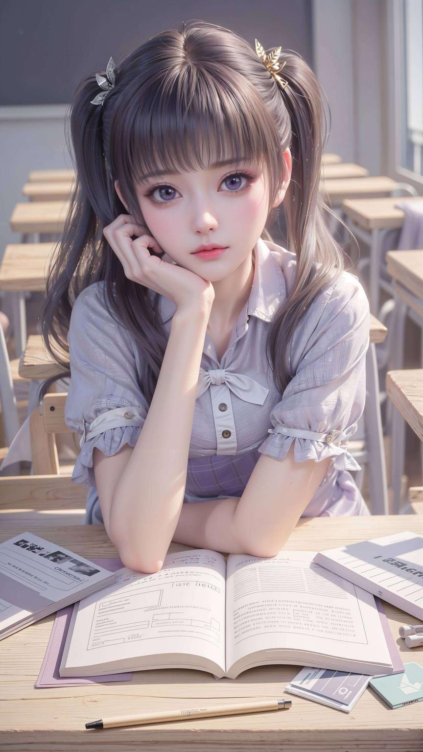 大家好！今天给大家带来这款超可爱的特别极简壁纸还有那萌萌的紫妍